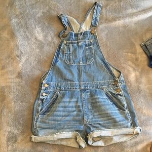 Denim overalls